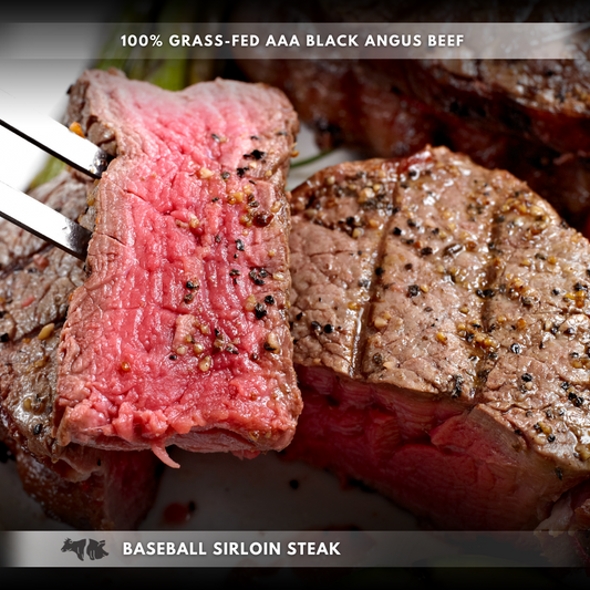 Baseball Sirloin Steak  (Grass Fed)