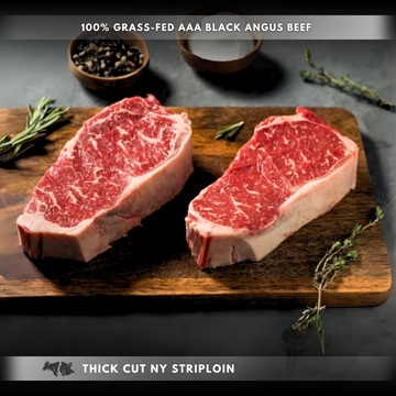 THICK CUT NY Striploin Steak (Grass Fed)