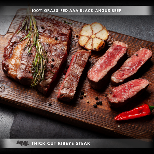 16 oz Thick Cut Ribeye Steak AAA+ Dry Aged (Grass Fed)
