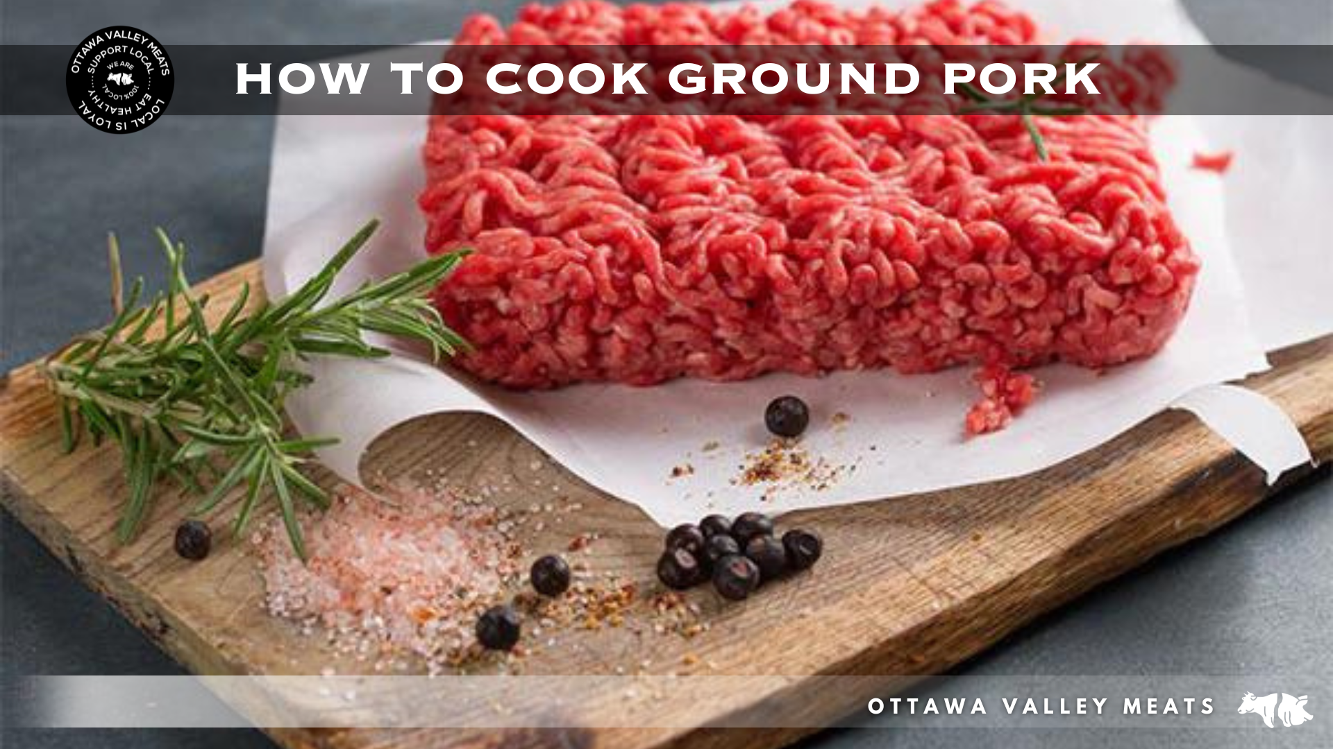 How To Cook Ground Pork
