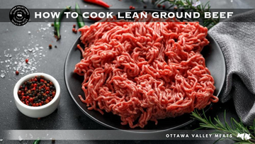 How To Cook Lean Ground Beef