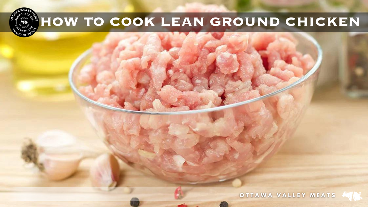 How To Cook Ground Chicken