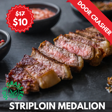 DOOR CRASHER 6oz Striploin Medallion(Grass Fed)