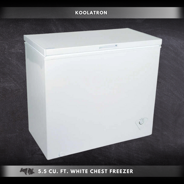 Koolatron 5.5 cu. ft. White Chest Freezer