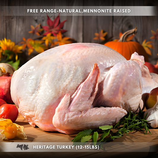 Free Range Heritage Turkey (12-15lbs)