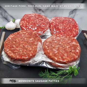 NEW PRODUCT!  Mennonite Sausage Patties