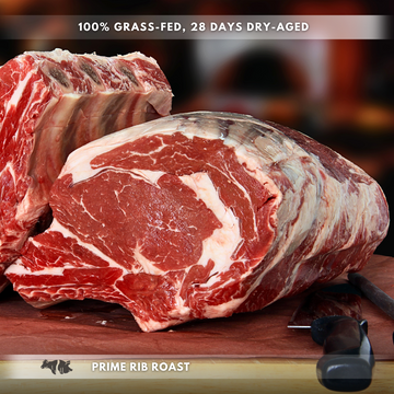 Prime Rib Roast (Grass Fed) - 5 lbs Bone-In