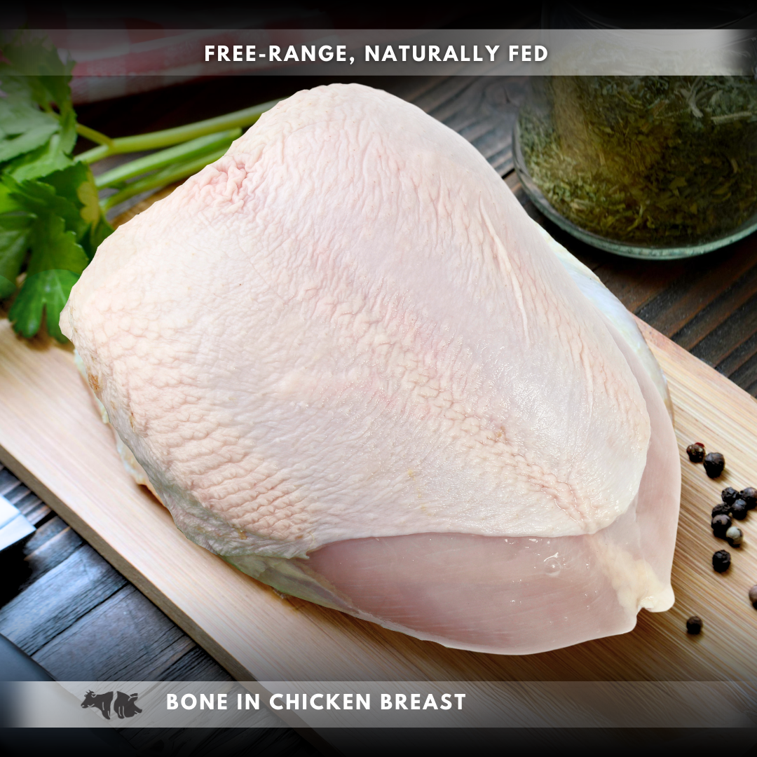 Bone In Chicken Breast (Free-Range)