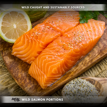 Wild Caught 6oz Salmon Portions