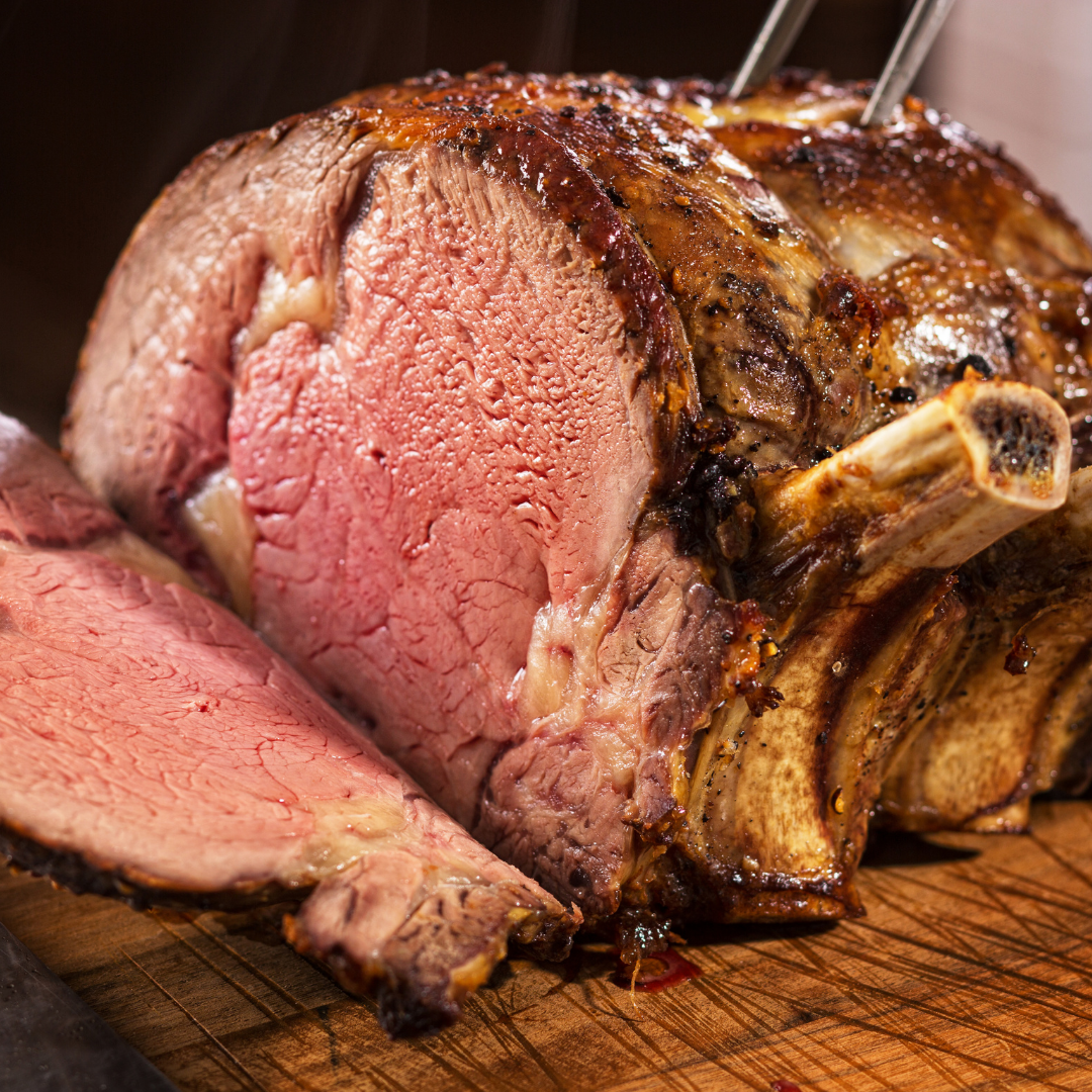 7 - 8 lb Butcher Wrapped Bone-In Prime Rib Roast