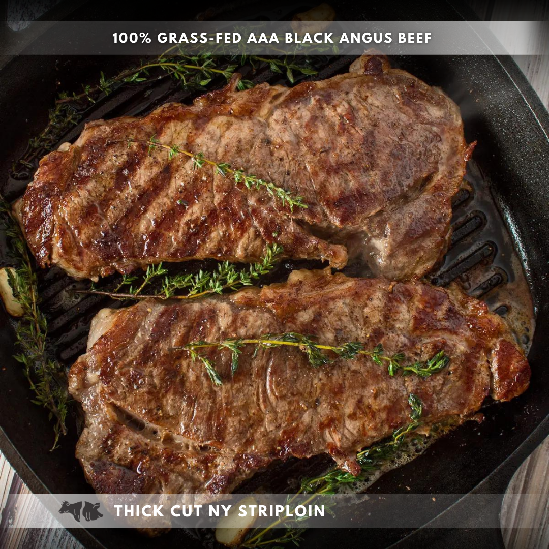 THICK CUT NY Striploin Steak (Grass Fed) - Main Image