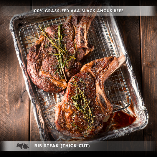 THICK CUT Rib Steak (Grass Fed)
